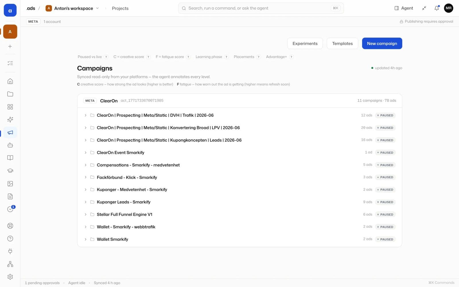 Kampanjer i .ads, dotstacks annonsmodul